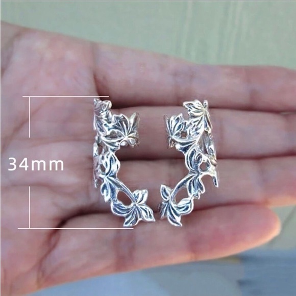 Single - leaf Clip Ear Cuff For Women Girl Lady Without Piercing Earring Jewelry - Picture 4 of 4